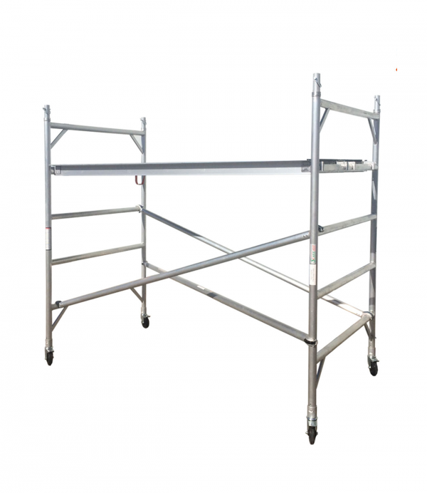 2M Aluminium Mobile Scaffold Tower – Double Width